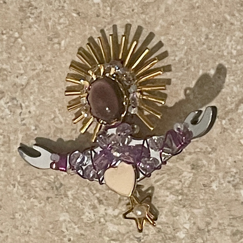 Liztech 2008 signed original Goddess’s Embrace Brooch - Picture 2 of 8